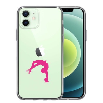 iPhone12 ケース クリア 新体操 ボール スマホケース 側面ソフト 背面ハード ハイブリッド