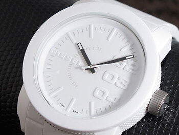 ディーゼル 腕時計 DZ1436 メンズ クオーツ ホワイト ホワイト ラッピング可 送料無料 即日発送